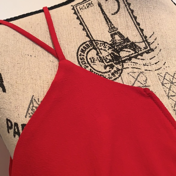 Beautiful Ruby red dress - like new size M - Picture 5 of 10